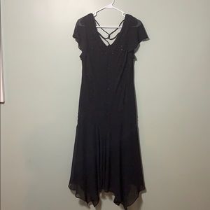 S.L.fashions SZ 16 Black dress